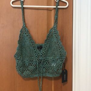 Crochet crop top